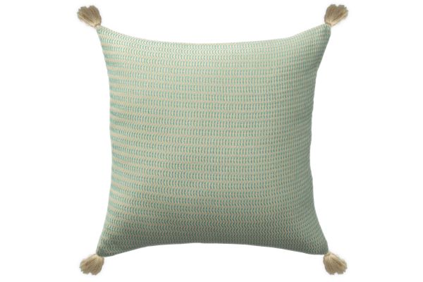 Light Turquoise Transitional Stripes Cotton 18