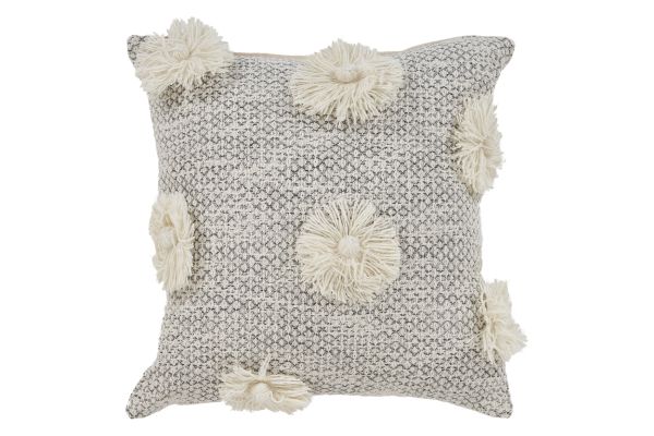 Montecito Floral Tufts Textured Cotton 18