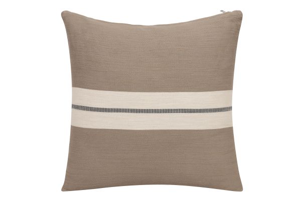 Wilmington Taupe/Dark Gray Striped Cotton 20