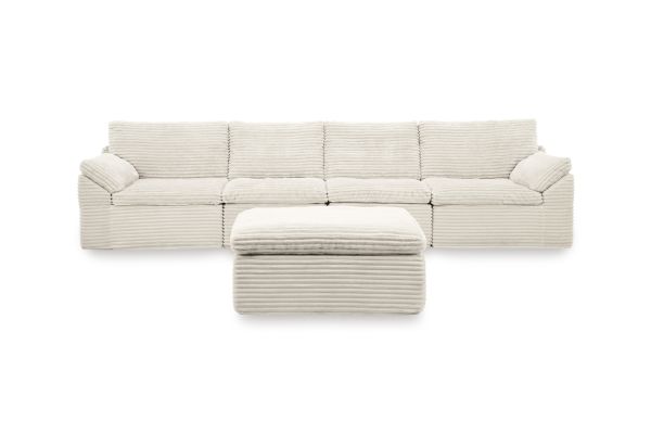 Fannin 4-Piece Sectional with Ottoman