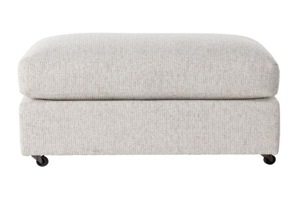 Finn Ivory Ottoman by Norwalk Furniture
