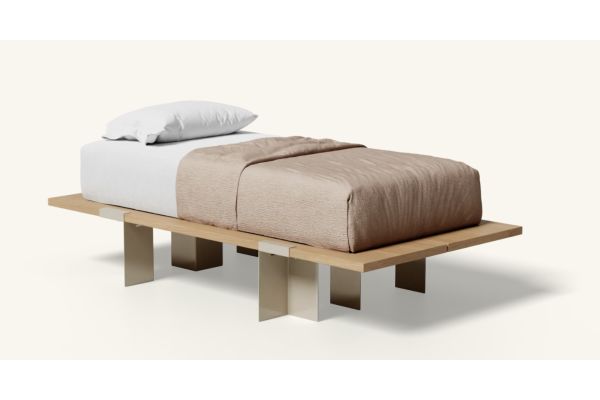 Floyd Lift Off Birch Twin Bed - Almond