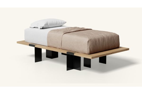 Floyd Lift Off Birch Twin Bed - Black