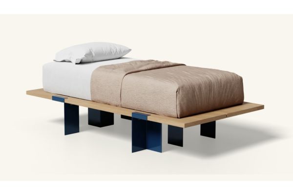 Floyd Lift Off Birch Twin Bed - Marine