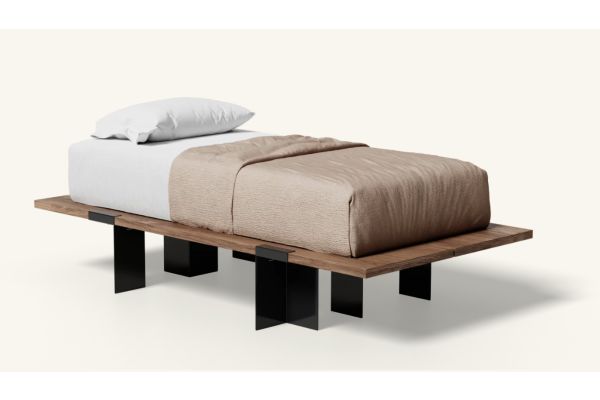 Floyd Lift Off Walnut Twin Bed - Black