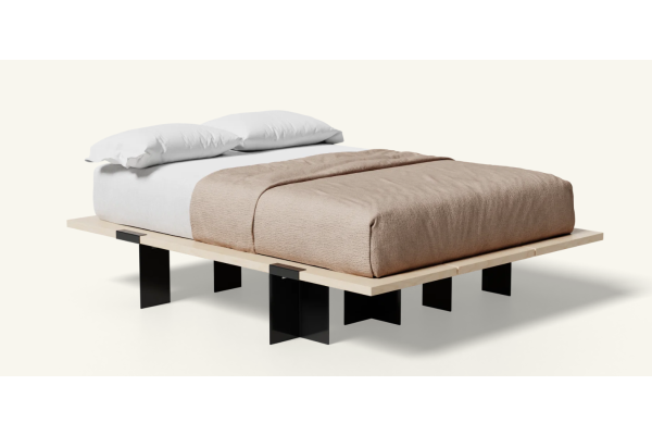 Floyd Lift Off Birch Queen Bed - Black