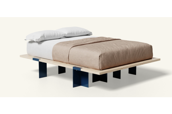 Floyd Lift Off Birch Queen Bed - Marine