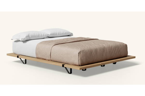 Floyd Original Oak Queen Bed - Black