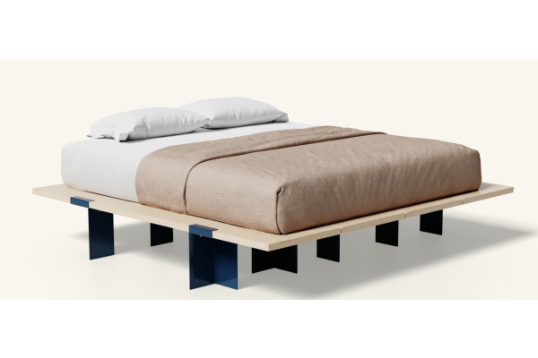 Floyd Lift Off Birch King Bed - Marine
