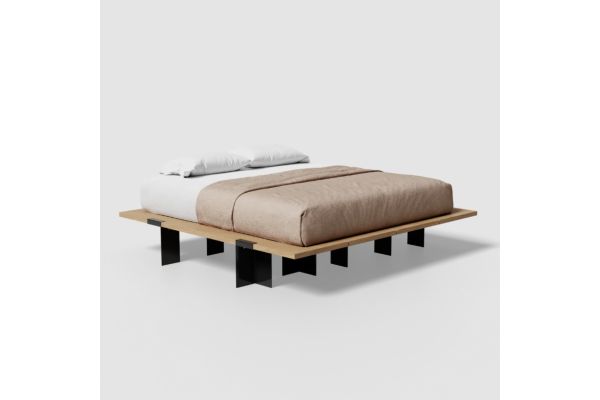 Floyd Lift Off Oak King Bed - Black