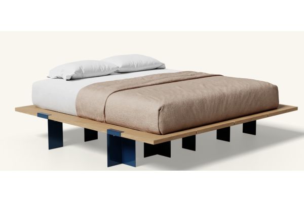 Floyd Lift Off Oak King Bed - Marine