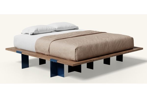 Floyd Lift Off Walnut King Bed - Marine