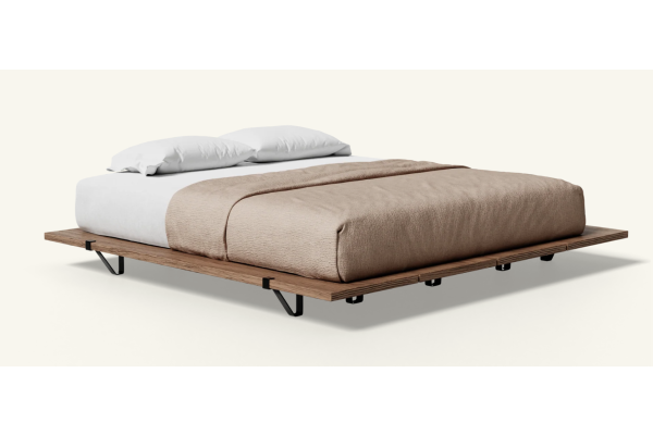 Floyd Original Walnut King Bed - Black