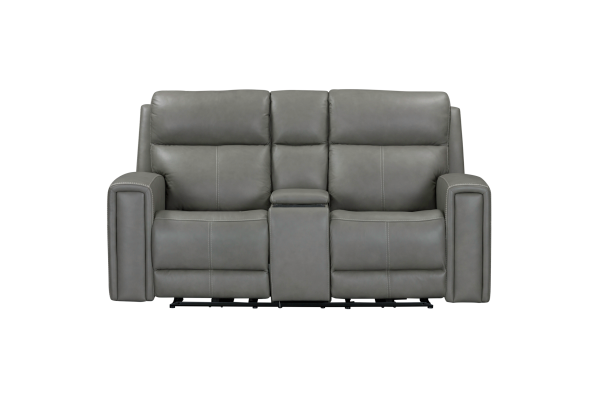 Camden Gray Loveseat with Console