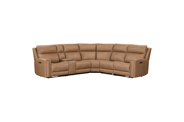 Camden Brown 6 Piece Sectional
