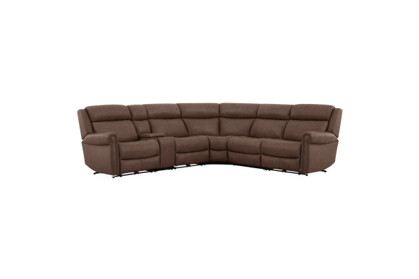 Carlton Brown 6 Piece Sectional