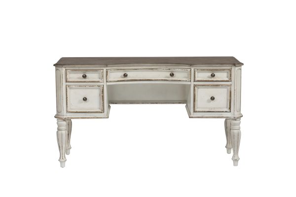 Magnolia Manor White Vanity Desk