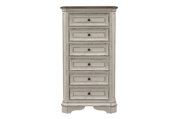 Magnolia Manor White Lingerie Chest