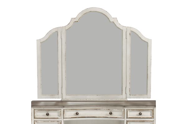 Magnolia Manor White Vanity Mirror