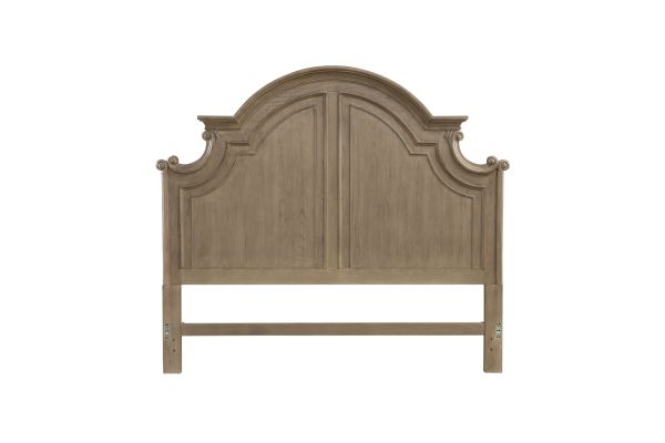 Magnolia Manor Brown King Panel Headboard