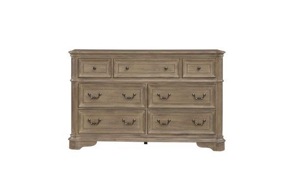 Magnolia Manor Brown 7 Drawer Dresser