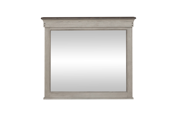 Ivy Hollow White Landscape Mirror