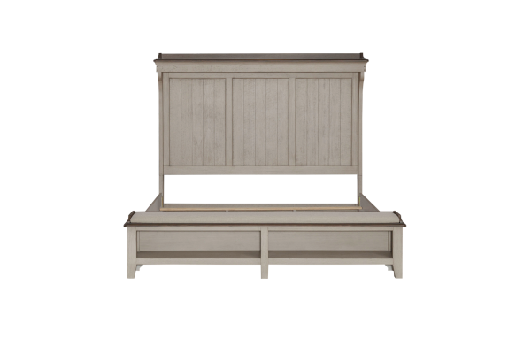 Ivy Hollow White King Mantle Storage Bed