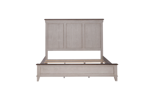 Ivy Hollow White King Panel Bed