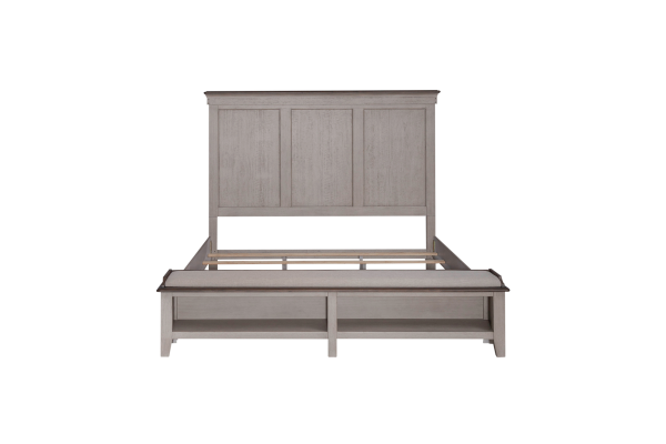 Ivy Hollow White King Storage Bed