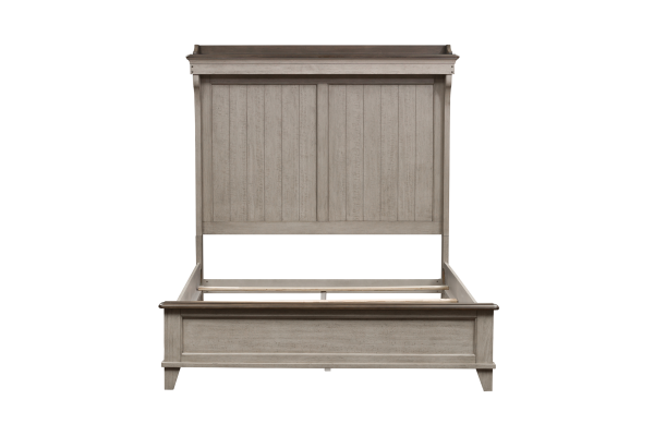 Ivy Hollow White Queen Mantle Bed