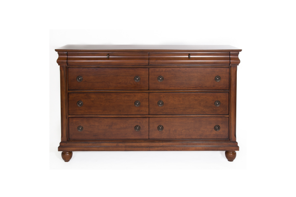 Rustic Traditions Cherry 8 Drawer Dresser
