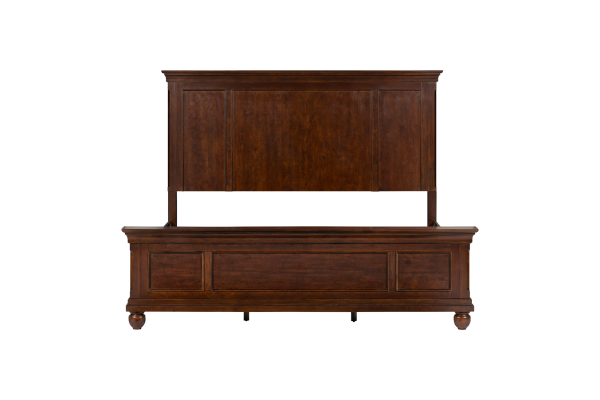 Rustic Traditions Cherry King Panel Bed