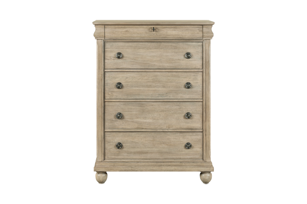 Rustic Traditions Brown 5 Drawer Chest