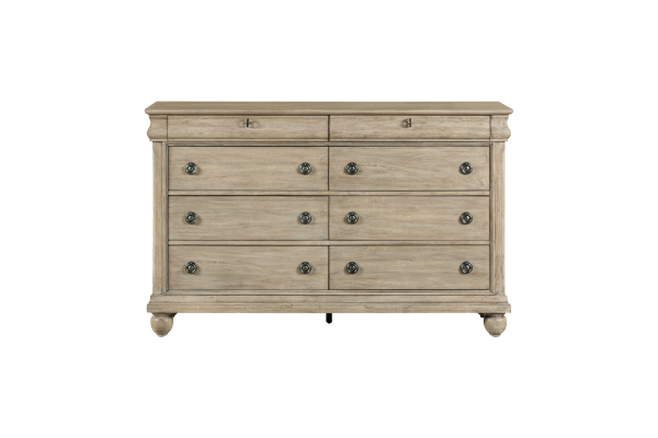 Rustic Traditions Brown 8 Drawer Dresser