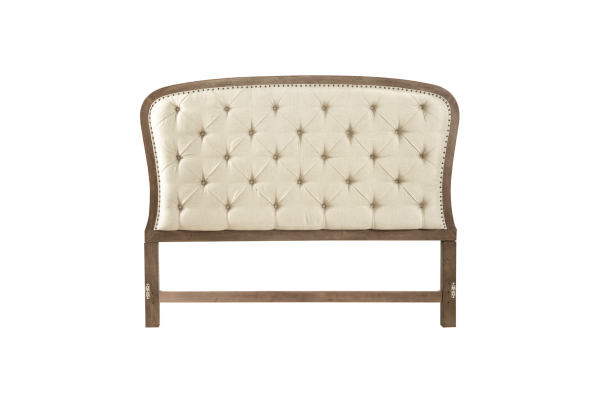 Americana Brown King Tufted Panel Headboard