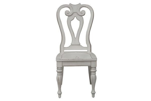 Magnolia Manor White Splat Back Side Chair