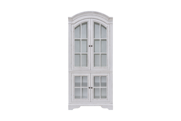 Magnolia Manor White Display Cabinet