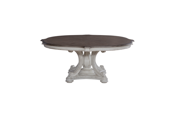 Magnolia Manor White Round Table