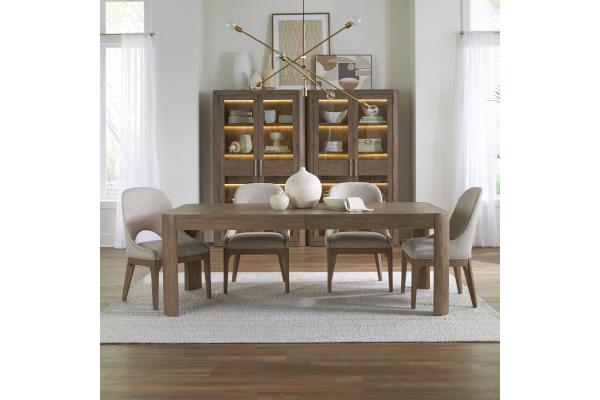 South Bend Brown 5 Piece Rectangular Table Set