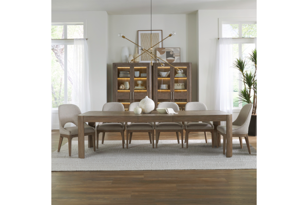 South Bend Brown 7 Piece Rectangular Table Set