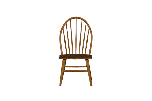 Hearthstone Ridge Brown Windsor Back Side Chair
