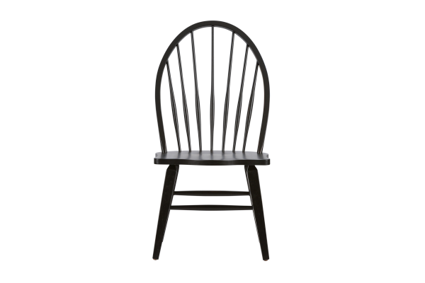 Hearthstone Ridge Black Windsor Back Side Chair