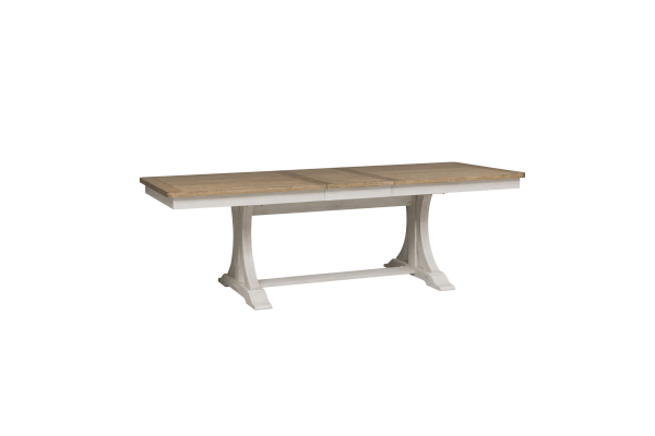 Farmhouse White Trestle Table