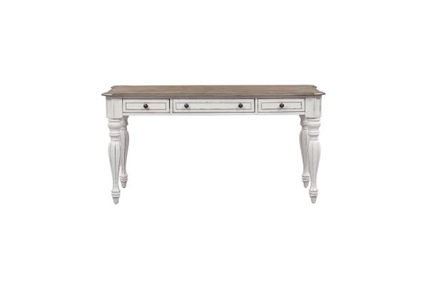 Magnolia Manor White Writing Desk