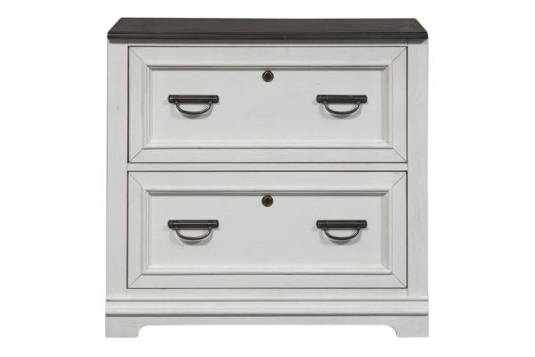 Allyson Park White Bunching Lateral File Cabinet