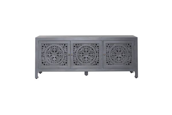 Marisol 65 Inch 3 Door Accent TV Stand