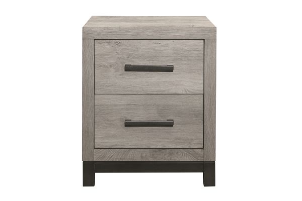 Zephyr Light Gray Night Stand