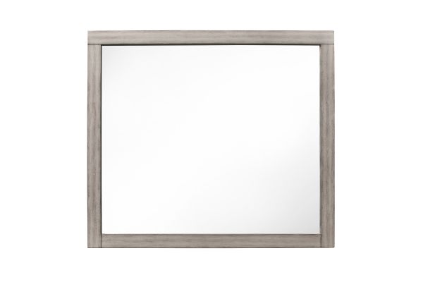 Zephyr Light Gray Dresser Mirror