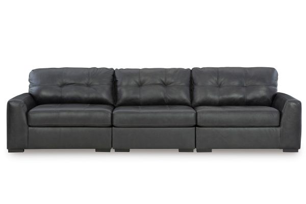 Brindley Pier Fog 3-Piece Sectional Sofa