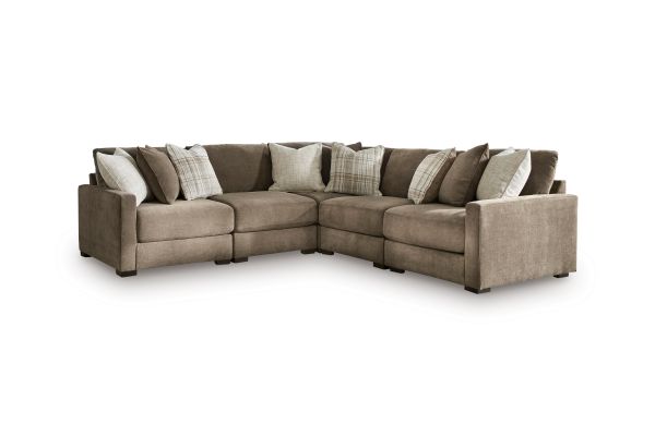 Camellia-Court Coffee 5-Piece Sectional